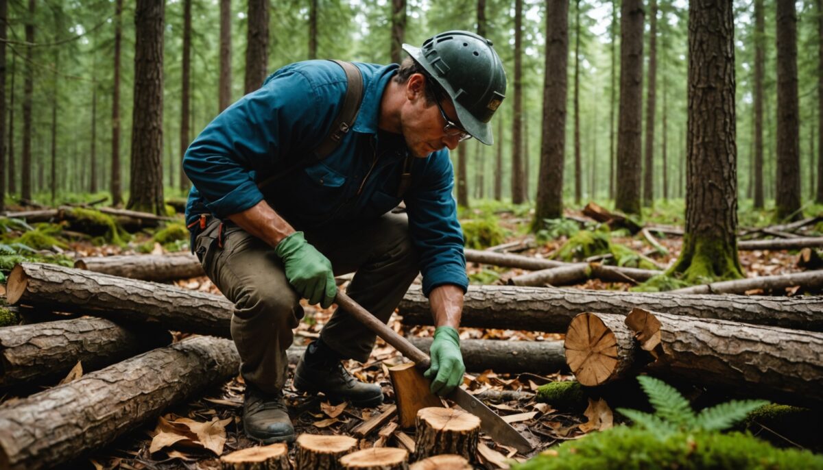 Préparer son bois de chauffage : conseils pratiques pour l'équipement et la sécurité en forêt