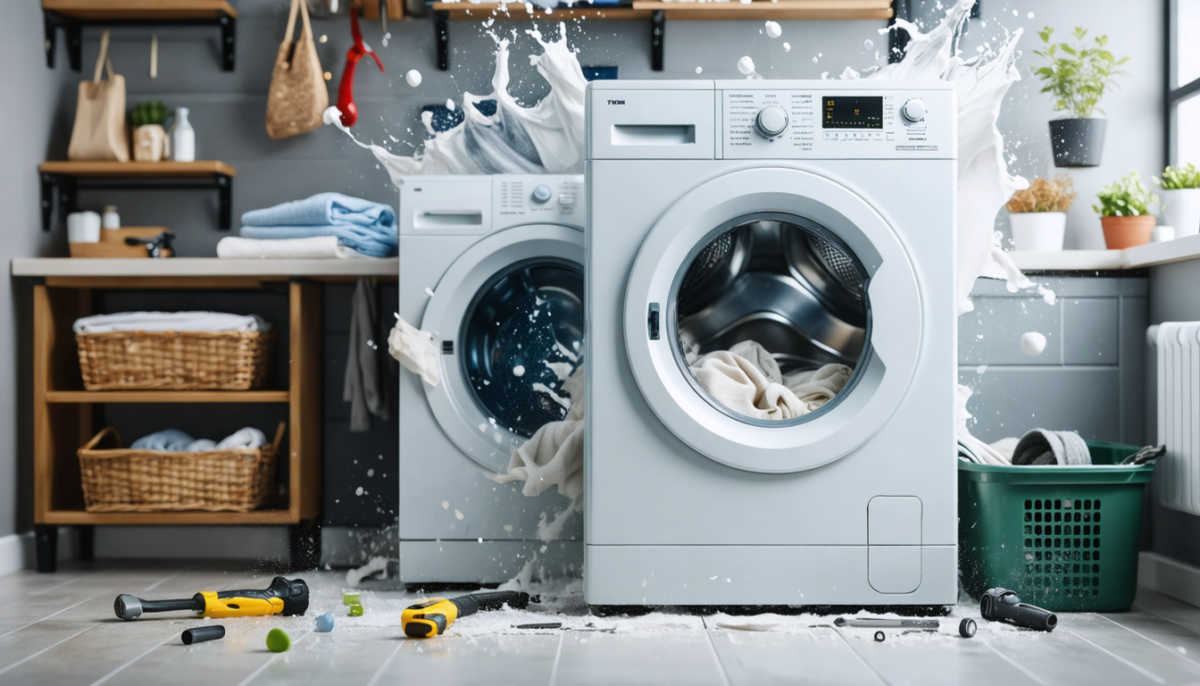découvrez pourquoi votre machine à laver est aussi bruyante qu'un marteau-piqueur et apprenez des solutions efficaces pour résoudre ce problème rapidement.