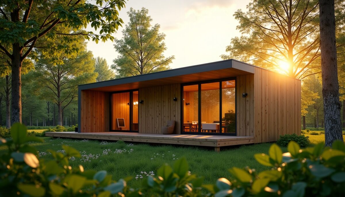 Maison modulaire en bois : un logement écologique prêt à emménager en seulement deux mois