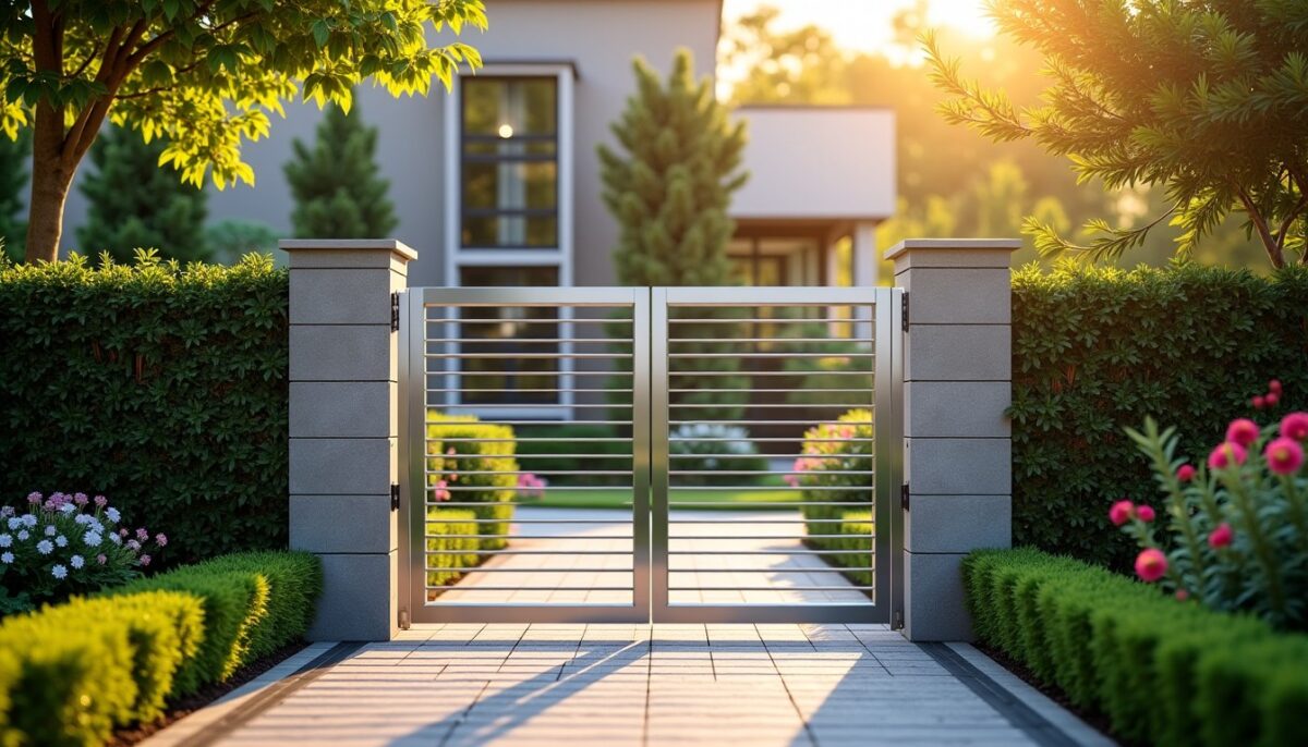 Portillon en aluminium : allier légèreté, robustesse et esthétique pour une sécurité optimale