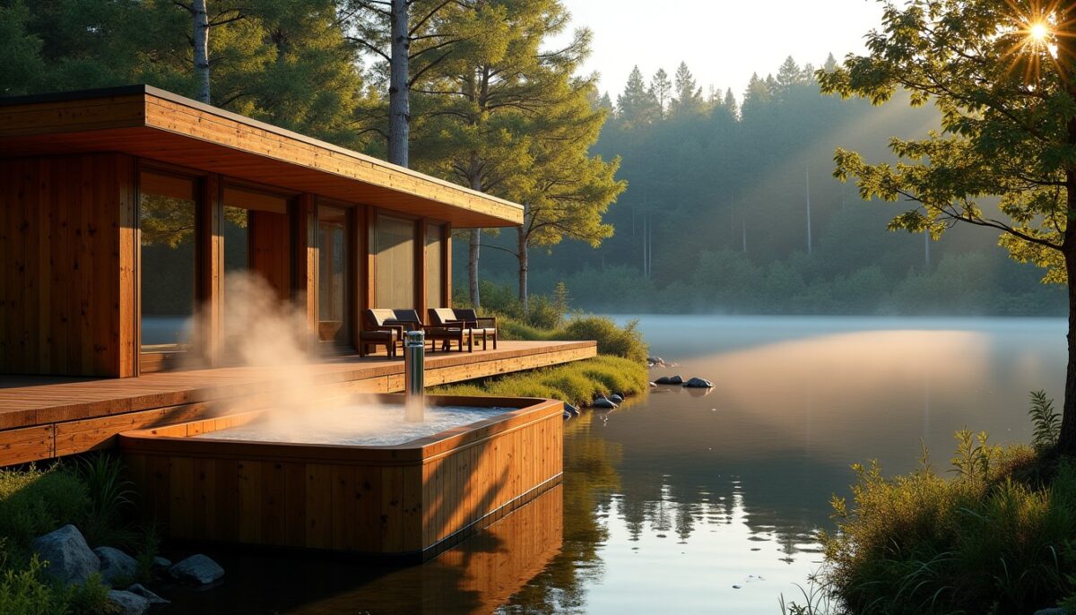 Les bains nordiques : une alliance naturelle et apaisante pour sublimer les maisons en bois