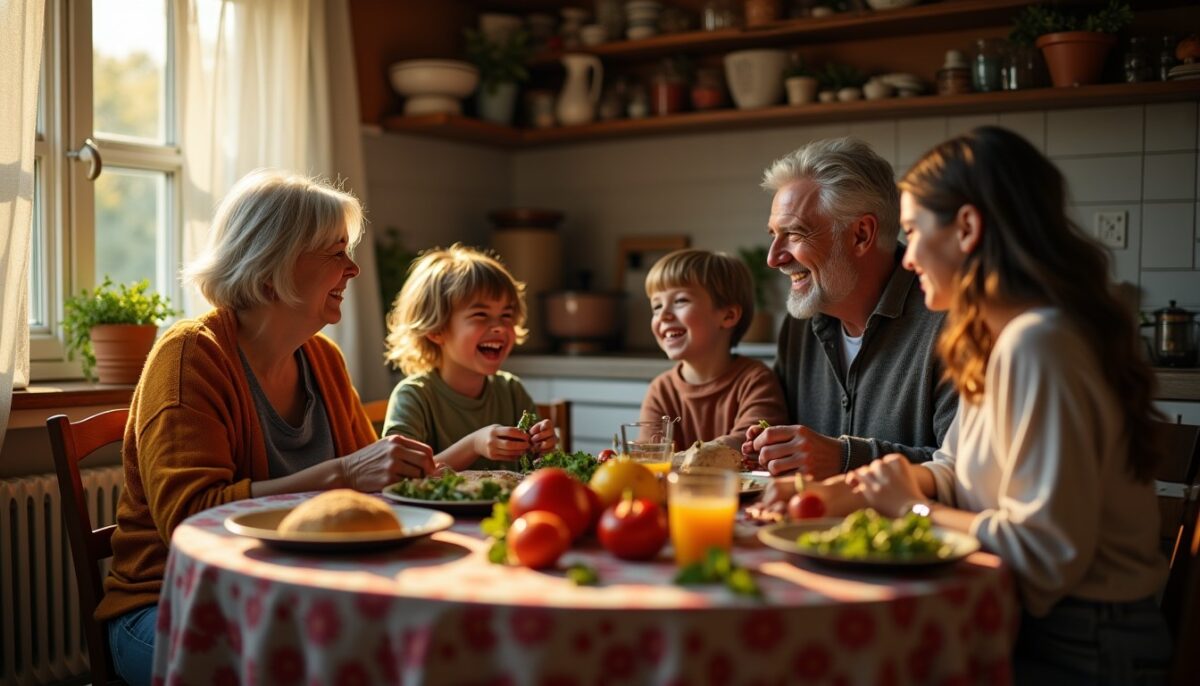 La cuisine : le cœur chaleureux où se tissent les moments de partage familiaux